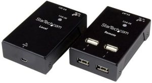 Adapter USB StarTech USB - RJ45 Czarny  (USB2004EXTV) 1