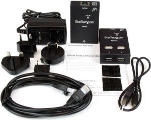 Adapter USB StarTech USB - RJ45 Czarny  (USB2004EXTV) 4