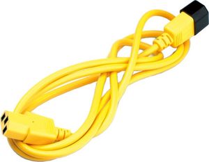 Kabel zasilający Value ROLINE Kabel zasilający C14 - C13, IEC 320, żółty, 3 m 2