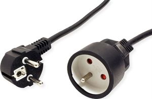 Value VALUE Przedłużacz, kabel zasilający, AC 230V, UTE, czarny, 10 m 4