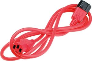 Kabel zasilający Value ROLINE Kabel zasilający C14 - C13, IEC 320, czerwony, 0,8 m 3