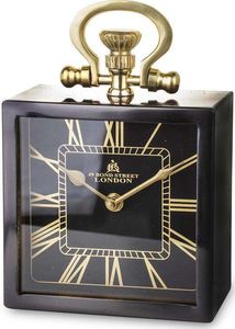 Pigmejka Zegar Stojący Złoto-Brązowy Metalowy 24x15 cm 1
