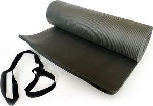 YakimaSport Mata treningowa NBR PRO 180 cm x 60 cm x 1 cm czarna 2