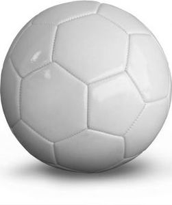 YakimaSport Piłka do piłki nożnej biała r. 5 2