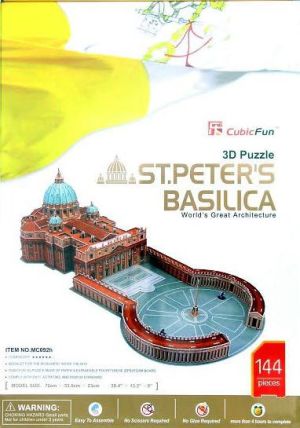 Cubicfun PUZZLE 3D BASILLICA ST.PETERS DUŻY - C092H 1