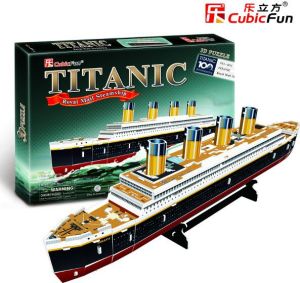 Cubicfun Titanic Mały Puzzle 3D (T4012H) 1