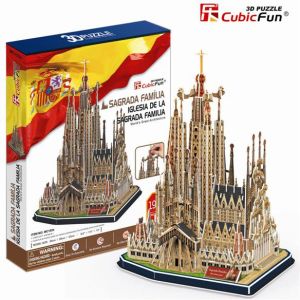 Cubicfun PUZZLE 3D DUŻY ZESTAW SAGRADA FAMILIA - MC153H 1