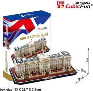 Cubicfun PUZZLE 3D Duży zestaw Pałac Buckingham - MC162H 1