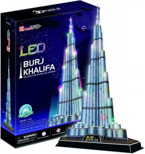 Cubicfun PUZZLE 3D Burj Khalifa (Światło) - L133H 1