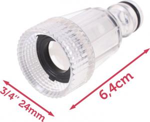 Maltec Filtr wody do myjki ciśnieniowej + przyłącze reparator szybkozłączka 3