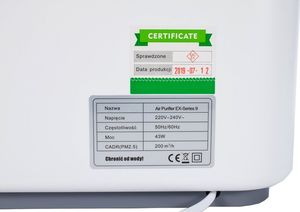 Oczyszczacz powietrza Maltec AirPurifier EX-Series 9 7