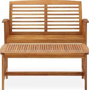 vidaXL 2-cz. zestaw wypoczynkowy do ogrodu, lite drewno akacjowe 3