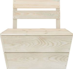 vidaXL Moduł sofy środkowej z palet, impregnowane drewno świerkowe 2