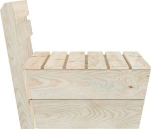 vidaXL Moduł sofy środkowej z palet, impregnowane drewno świerkowe 3