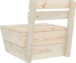 vidaXL Moduł sofy środkowej z palet, impregnowane drewno świerkowe 4