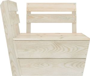 vidaXL Moduł sofy narożnej z palet, impregnowane drewno świerkowe 2