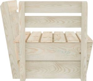 vidaXL Moduł sofy narożnej z palet, impregnowane drewno świerkowe 3