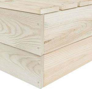 vidaXL Moduł sofy narożnej z palet, impregnowane drewno świerkowe 5