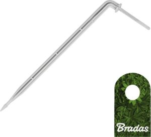 Bradas Długi kątowy kroplownik patykowy PREMIUM 2,2l/h ze wtykiem na wąż 3x5mm Bradas 0179 1