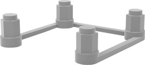 Doktorvolt Ramka mocująca dla gniazd tablicowych 230V Doktorvolt 38x38mm 1370 3