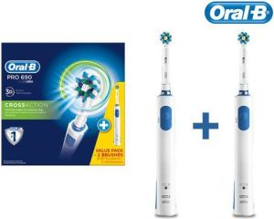 Szczoteczka Oral-B Szczoteczka elektryczna Pro 690 + PRO 690 Duo Pack 3