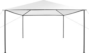 vidaXL Pawilon ogrodowy, 4 x 4 x 2,7 m, biały, 180 g/m 2