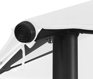 vidaXL Pawilon ogrodowy, 4 x 4 x 2,7 m, biały, 180 g/m 5