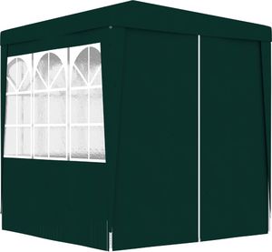 vidaXL Namiot imprezowy ze ściankami, 2x2 m, zielony, 90 g/m 1