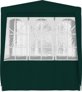 vidaXL Namiot imprezowy ze ściankami, 2x2 m, zielony, 90 g/m 6