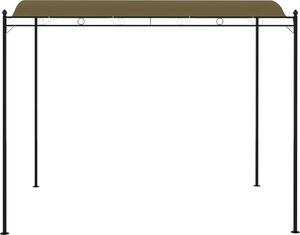 vidaXL Zadaszenie, 3 x 2,5 m, kolor taupe, 180 g/m 2