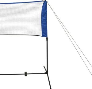 vidaXL Siatka i lotki do badmintona, 600x155 cm 4