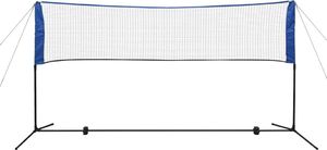 vidaXL Siatka do badmintona, lotki, 300x155 cm 3
