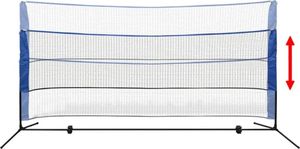 vidaXL Siatka do badmintona, lotki, 300x155 cm 4