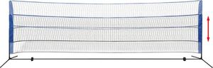 vidaXL Siatka do badmintona, lotki, 500x155 cm 4