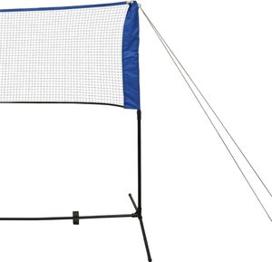 vidaXL Siatka do badmintona, lotki, 500x155 cm 5