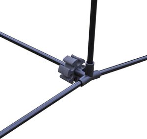 vidaXL Siatka do badmintona, lotki, 500x155 cm 8