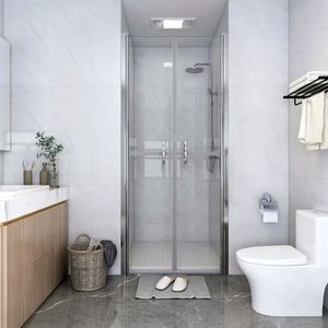 vidaXL Drzwi prysznicowe, przezroczyste, ESG, 71x190 cm 1