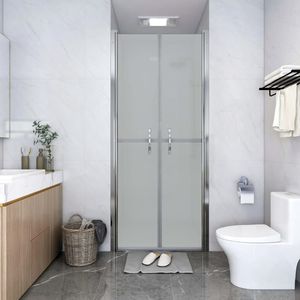 vidaXL Drzwi prysznicowe, szkło mrożone, ESG, 71x190 cm 1