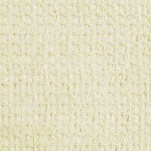 vidaXL Żagiel przeciwsłoneczny, 160 g/m, kremowy, 3x3x3 m, HDPE 2