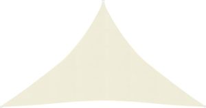 vidaXL Żagiel przeciwsłoneczny, 160 g/m, kremowy, 3x3x4,2 m, HDPE 1