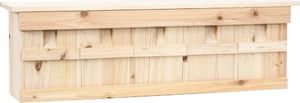 vidaXL Domek dla wróbli, 5 pokoi, 68x15x21 cm, drewno jodłowe 1
