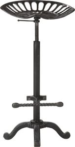 vidaXL Stołek barowy, czarny, żeliwny 2