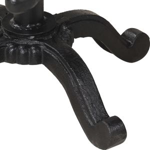 vidaXL Stołek barowy, czarny, żeliwny 6