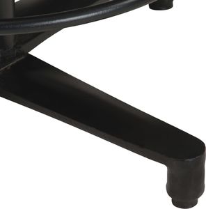 vidaXL Stołki barowe, 2 szt., 66 cm, skóra naturalna 6