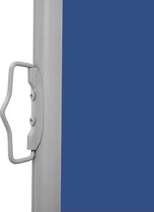 vidaXL Wysuwana markiza boczna na taras, 600 x 160 cm, niebieska 4