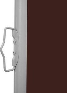 vidaXL Wysuwana markiza boczna na taras, 600 x 160 cm, brązowa 4