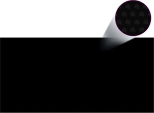 vidaXL Pływająca folia solarna z PE, 450x220 cm, czarno-niebieska 4