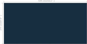 vidaXL Pływająca folia solarna z PE, 549x274 cm, czarno-niebieska 5