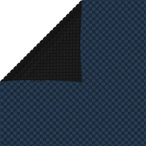 vidaXL Pływająca folia solarna z PE, 1200x600 cm, czarno-niebieska 1