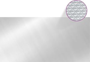 vidaXL Folia na basen, srebrna, 549x274 cm, PE 3